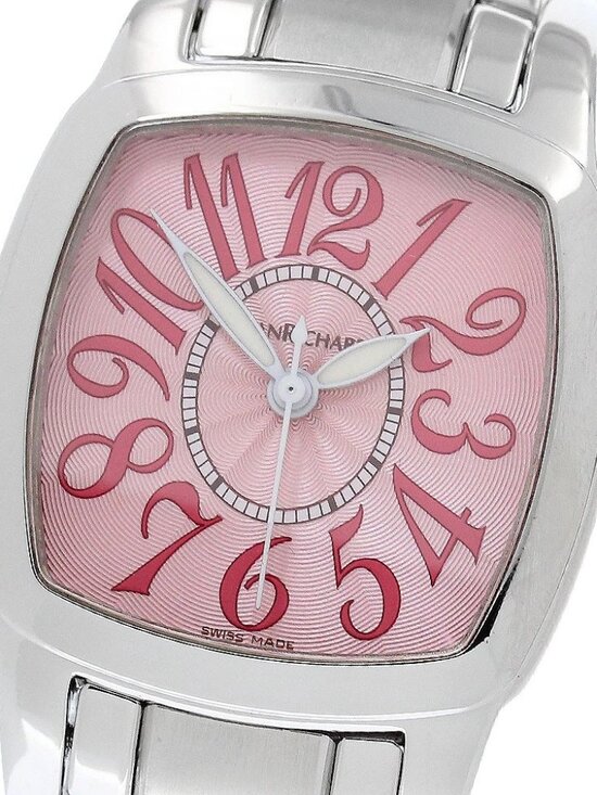 JEANRICHARD Accessories - JEANRICHARD TV screen 26006-11-91A-11A Pink Dial Automatic Ladies Watch_953535